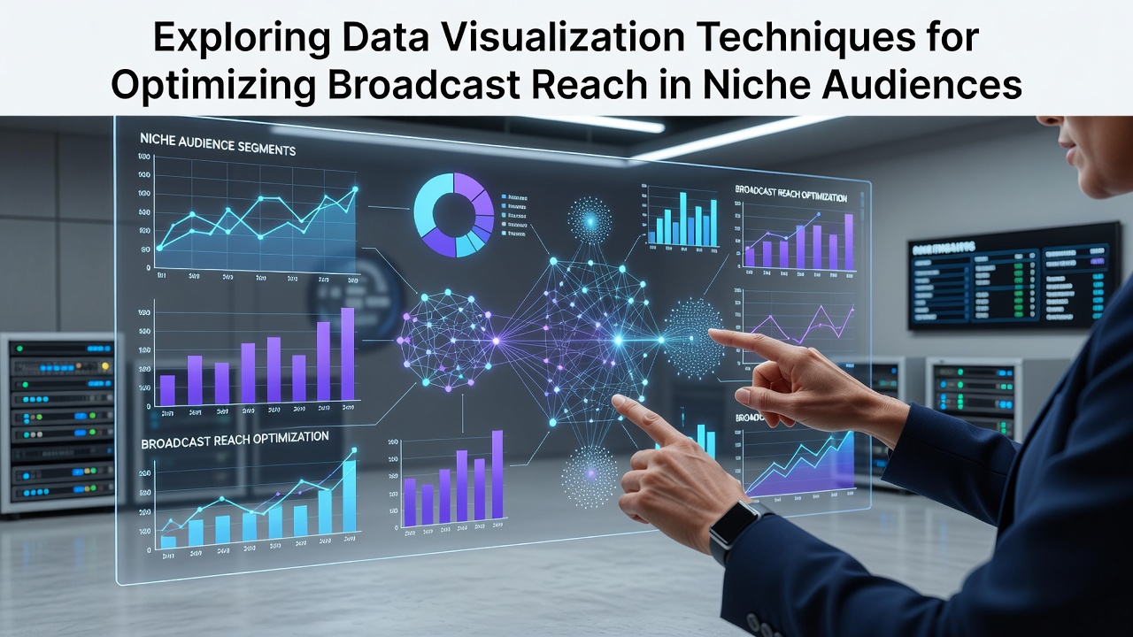 Exploring Data Visualization Techniques for Optimizing Broadcast Reach in Niche Audiences