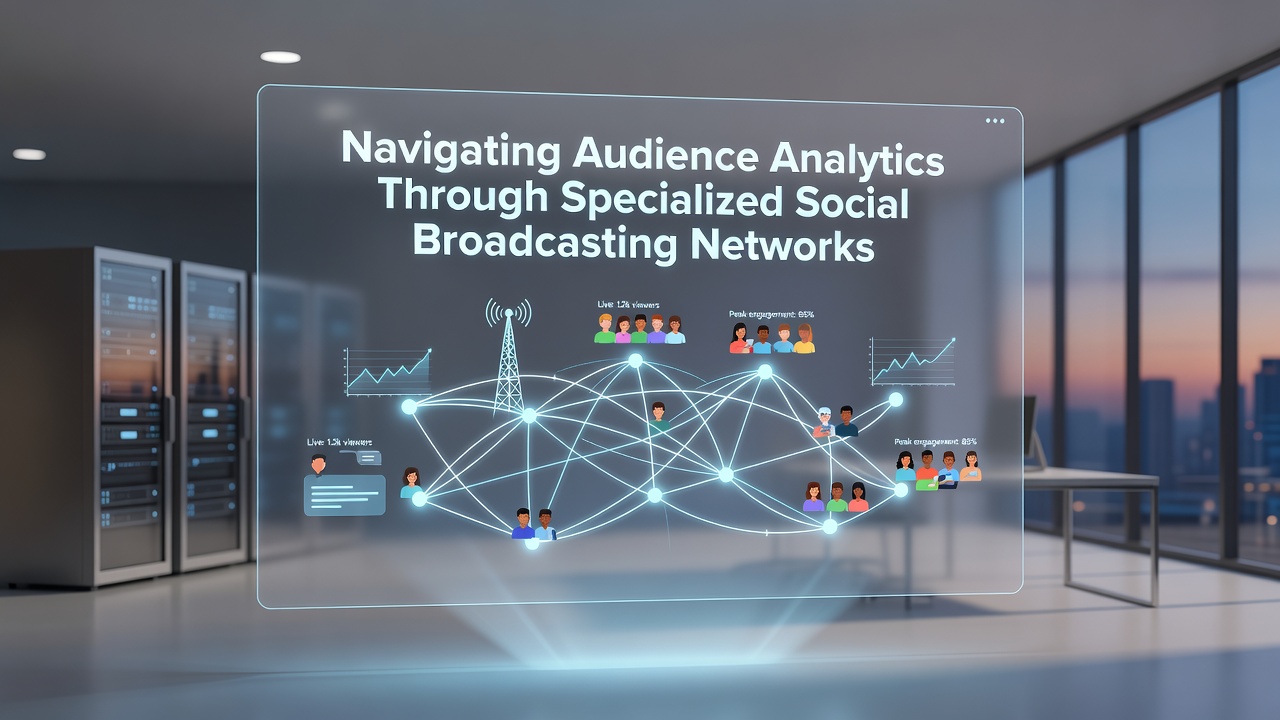 Navigating Audience Analytics Through Specialized Social Broadcasting Networks